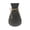 B Black, variant on Small Flower Vase Light Blue Pleated Decorative Vase with Jute Rope Accent Modern Farmhouse Table Centerpiece for Dining Room Living Room Table Decor Minimalist Housewarming Home