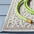 thumbnail image 4 of SAFAVIEH Global Vernon Abstract Indoor/Outdoor Area Rug, Grey/Ivory, 6'7" x 6'7" Square, 4 of 9