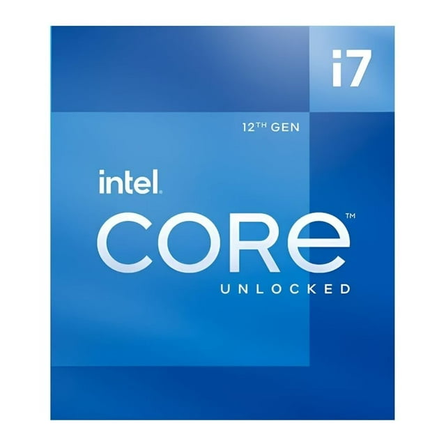 Procesador de escritorio para juegos Intel Core i7-12700K con gráficos integrados y 12 núcleos (8P+4E) de hasta 5,0 GHz Chipset LGA1700 serie 600 desbloqueado de 125 W