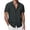 Dark Gray, variant on Busydd Mens Dress Shirts Casual Classic Solid Color Button Down Shirt Men Short Sleeve Turndown Collar Business Tops 2XL
