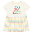 thumbnail image 3 of Inktastic My Gigi and Poppop Love Me Girls Baby Dress, 3 of 5
