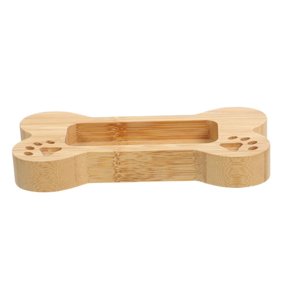 KHBUAB Visiting Card Case Bamboo Holder for Professionals 1Set 5.9x2.6x0.8in