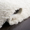 thumbnail image 5 of SAFAVIEH Arctic Giselle Solid Polyester Shag Area Rug, Ivory, 5' x 7'6", 5 of 7