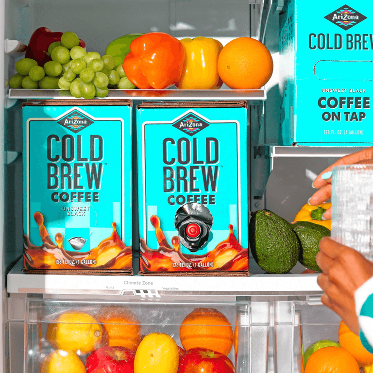 AriZona Cold Brew Coffee On Tap - Ready to Drink - 128 Fl Oz Box