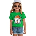 thumbnail image 4 of CAUYDY Halloween Shirts for Toddler Baby Girls Boys Pumpkin T-Shirts Ghost Tees Short Sleeve Tops Spooky Season Graphic Clothes Tee Tops(Green,1-2 Y), 4 of 5