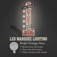 thumbnail image 5 of Licensed Pepsi Bottle Double-Sided LED Plaque 25" Vintage Light Up Wall Decor Retro Soda Logo Marquee Sign for Man Cave Bar Garage Game Room Battery Powered Metal Wall Art, 5 of 7