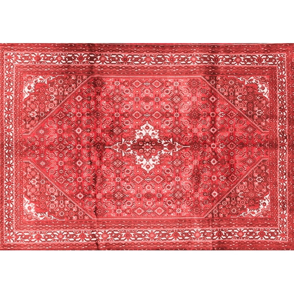Ahgly Company Indoor Rectangle Persian Red Traditional Area Rugs, 8' x 10'