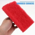 thumbnail image 3 of OULII 3pcs Screenprinting Brush Red PP For Cleaning In Textile Applications, 3 of 4