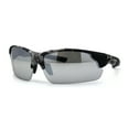 thumbnail image 1 of Mens Xloop Hunters Camo Half Rim Plastic Sunglasses Skull Silver Mirror, 1 of 4