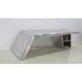 thumbnail image 2 of NauticalMart Vintage Aluminium Elegant Aviator Wings Coffee Table/Desk with Silver Metal, 2 of 6
