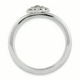 thumbnail image 2 of Bague pour Chien en Argent Sterling Stackable Expressions Marron Émaillée Taille 9, 2 of 3