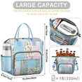 thumbnail image 5 of Pioneer Flower Floral Print Pattern Womens Lunch Box for Work,Insulated Large Lunch Bag for Tween and Teen,Loncheras Para Mujer,Leakproof Adult Lunch Bag for Work,Beach,Travel,Picnic,Camping, 5 of 7
