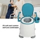 thumbnail image 4 of Silla Con Cómoda Junto A La Cama, Orinal Junto A La Cama, Cubo De Gran Capacidad, Respaldo De PU Acolchado Suave, Resistente Al Deslizamiento, Resistente Para Personas Mayores, 4 of 7