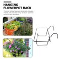 thumbnail image 2 of Balcony Flower Box Rack Rectangular Flowerpot Holder Flower Pot Bracket Stand, 2 of 4