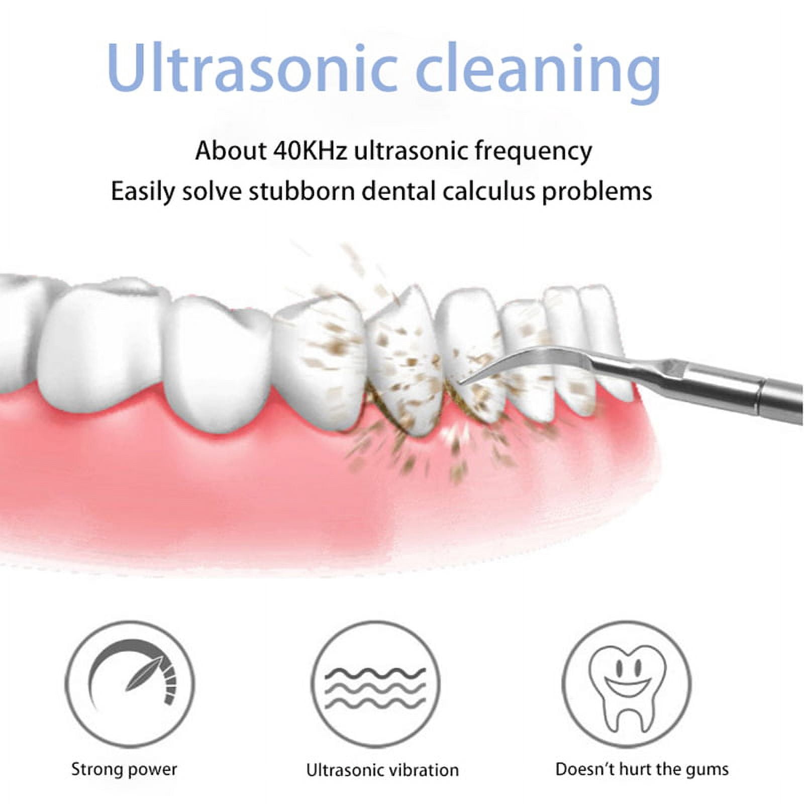 Dental Ultrasonic Tooth Cleaner Dental Plaque Remover Dental Cleaner Interdental Cleaning Dental Stone Removal Dental Whitening Tooth Care Tool