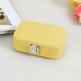 thumbnail image 2 of Double Layer Jewelry Storage Box Organizer Durable High Quality PU Leather Storage Box for Travel and Business Trips, 2 of 6