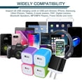 thumbnail image 5 of USB Charger Cube, Wall Charger Plug, 1A 1-Port USB Power Adapter Charging Station Box for Apple iPhone AC Cargardor Wall Outlet Multi 5 Pack Fast Charge, Samsung Galaxy, USB Charging Block, 5 of 10
