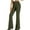 Army Green, variant on GigrtiJin Women's Flared High Waist Leggings Casual Wide Leg Yoga Palazzo Pants Solid Color Comfy Workout Sport Legging