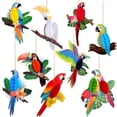 thumbnail image 1 of Decoraciones colgantes para fiestas con pájaros tropicales Spakon, juego de 9, 1 of 6