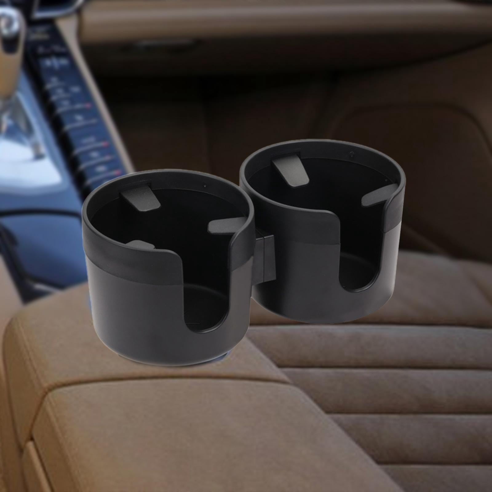 Nishiyuenyi Automotive Cup Holder Extender Car Interior Organizer Removable Car Drink Holder Black