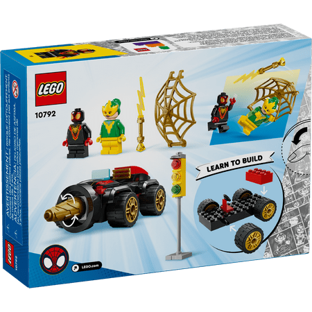 LEGO - Marvel Drill Spinner Vehicle, Miles "Spin" Morales Car, Marvel Toy, 10792