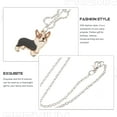 thumbnail image 3 of OUNONA Corgi Necklace for Decor Assorted Color Alloy Pendant Neck Chain Exquisite Charm Jewelry, 3 of 8