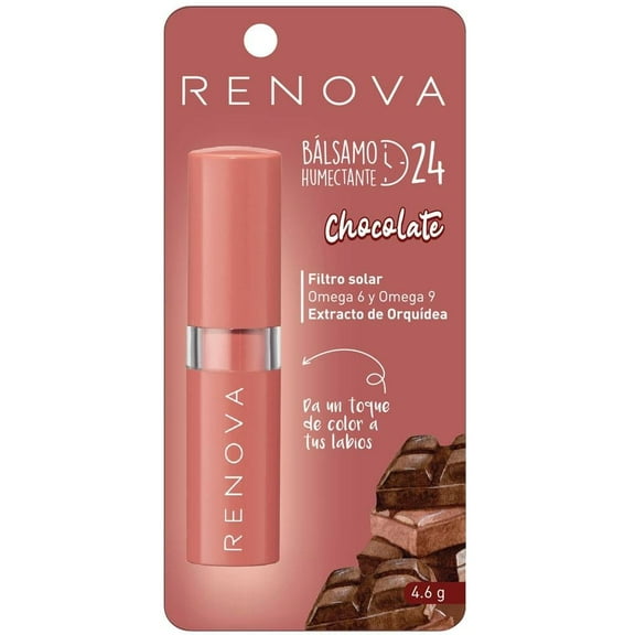 Bálsamo para labios Renova humectante chocolate 4.6 g