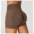 thumbnail image 4 of Pantalones cortos de entrenamiento for mujer, cintura alta, control de barriga, sin costuras, yoga, gimnasio, ciclismo, pantalones cortos activos, 4 of 7