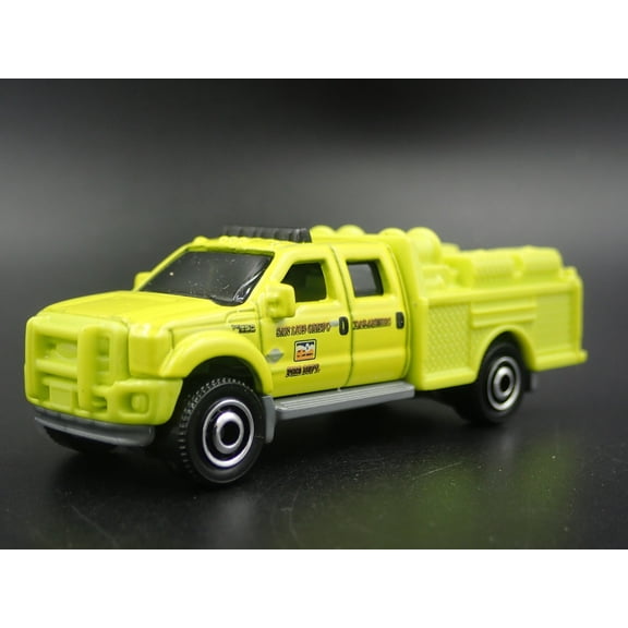 Open Box FORD F550 SUPER DUTY FIRE TRUCK SAN LUIS OBISPO CA 1:64 SCALE DIECAST MODEL CAR