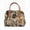 N/A, variant on Handbag Queen Women's Shoulder Bags Lady 29 Collection Lucky Cat Convertible One Size Black And Brown Chocolate