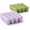 Green and Purple, variant on Lethargic 2-Pack Ice Stick Molds with Lids, 3.86 x 3.86 x 1.14 in Silicone Long Ice Trays for Water Bottles, Assorted Colors