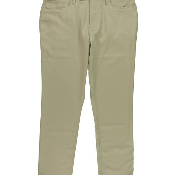 Ralph Lauren Mens Performance Stretch Casual Chino Pants, Beige, 32W x 29L