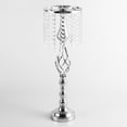 thumbnail image 2 of Elegante candelabro, centro de mesa, candelabro, figura, vela de pilar, florero Plata Grande, 2 of 7