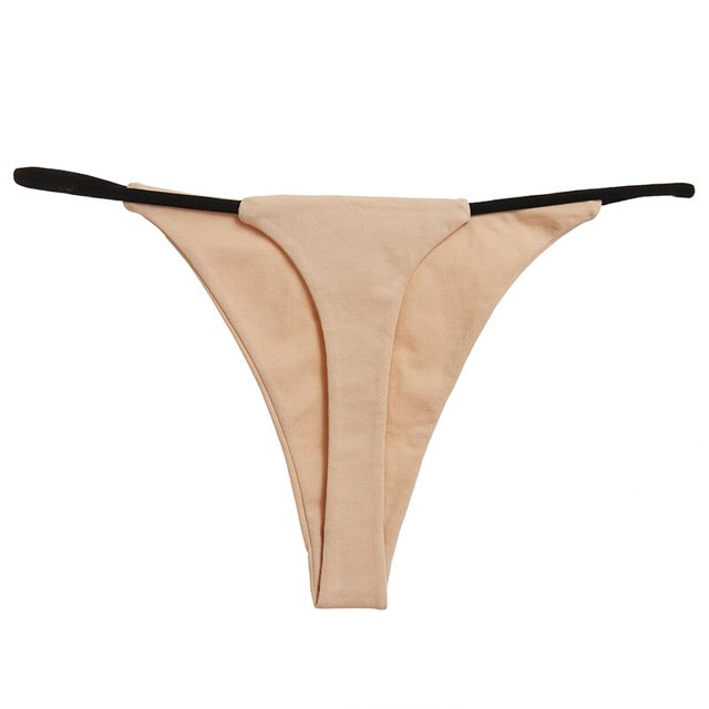 TrowBridge-bragas de algodón para mujer, tangas deportivas, ropa interior Sexy, transpirable, cómoda, lencería acogedora, parte trasera en T