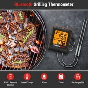 ThermoPro TP920W 650FT Wireless Bluetooth Meat Thermometer with Dual Probes for Oven Grilling BBQ