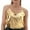 Gold, variant on Tops for Women Trendy Plus Size Solid Color V Neck Top With Adjustable Straps For Women Clip Camisoles Body Suit Tops Cropped Workout Crop Top Furry Slides s