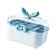 thumbnail image 4 of Caja de almacenamiento para accesorios de cabello para niñas, caja de almacenamiento para joyas, organizador para lazos de cabello Azul, 4 of 7