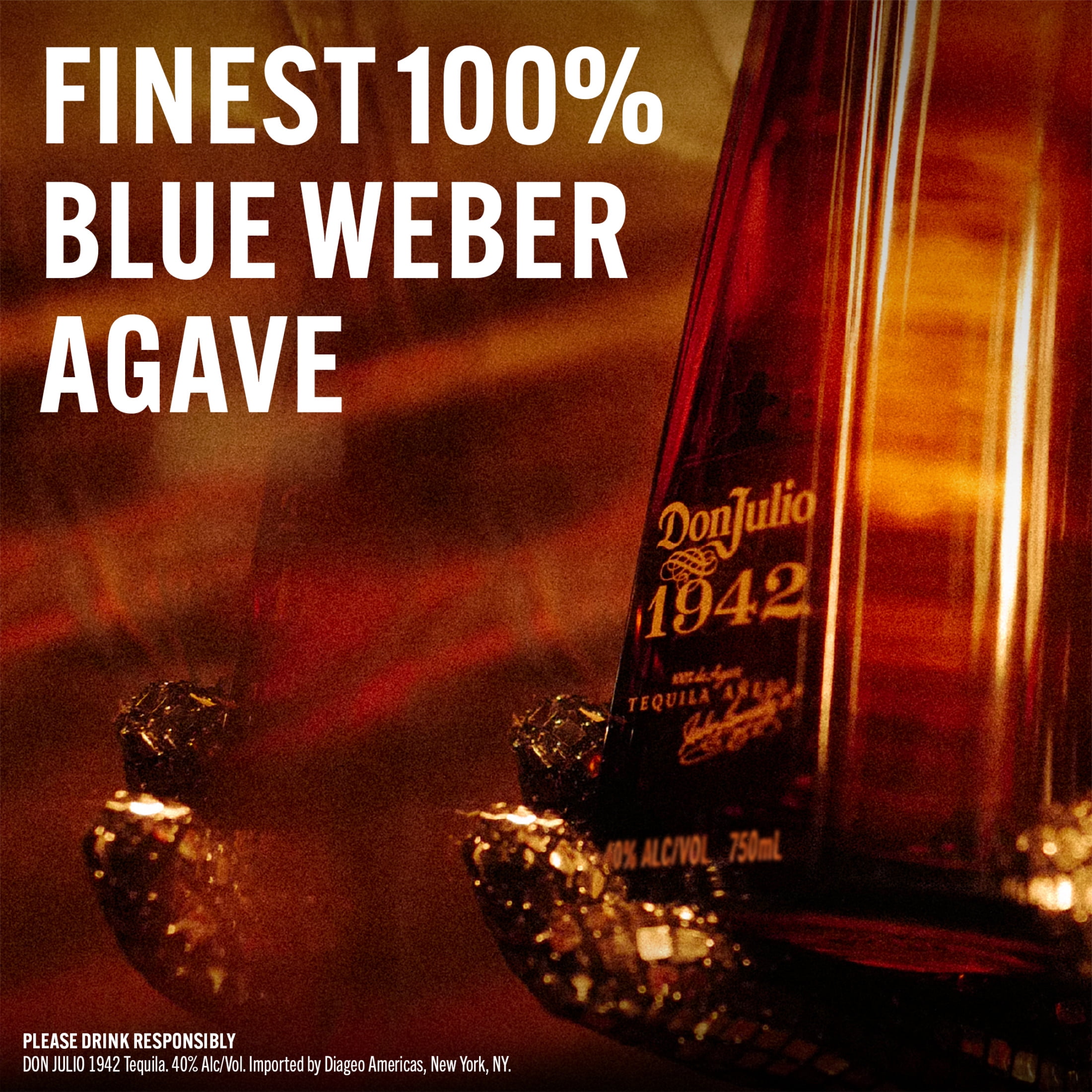 Don Julio 1942 Extra Anejo Tequila, 750 mL, 40% ABV