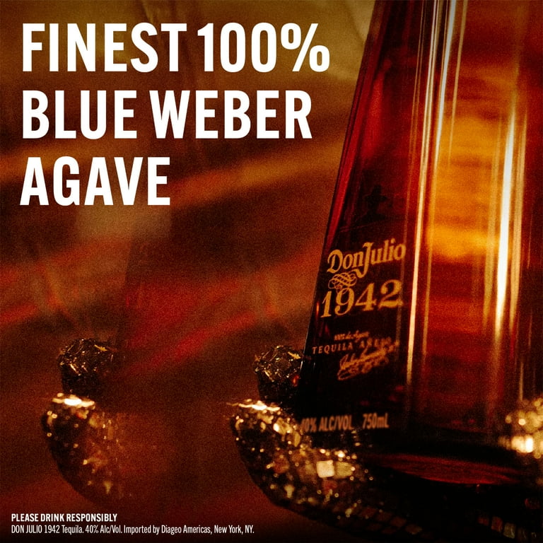 Don Julio 1942 Extra Anejo Tequila, 750 mL, 40% ABV - Walmart.com