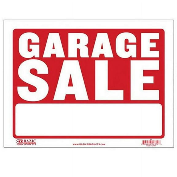 Bazic 12 x 16 in. Garage Sale Sign