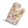 thumbnail image 2 of Clearance Oven Mitts under $5 Oven Oven Heat Oven Glove Polyester Floral Printed Pot Holder Microwave Glove Thickened Microwave Bakeware, 2 of 5