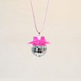 thumbnail image 3 of Accesorio de coche de bola de discoteca rosa, adorno de espejo de discoteca, accesorio de sombrero de vaquero de discoteca, bola de coche, encanto de discoteca, discoteca para coche, accesor, 3 of 5