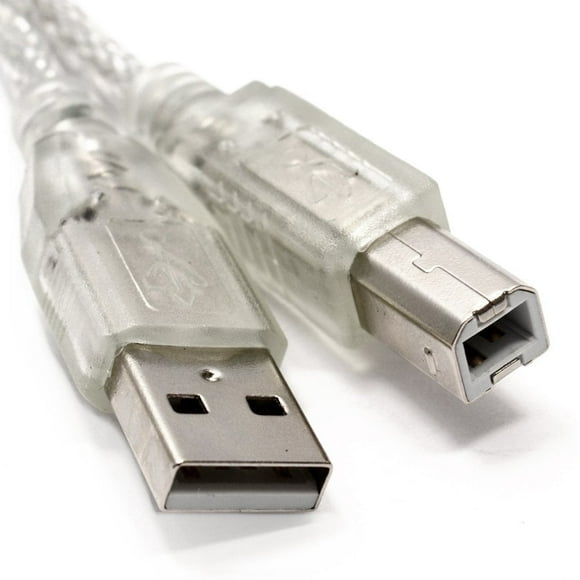 10Ft Usb 2.0 Cable For Audio Interface, Midi Keyboard, Usb Microphone Cord, Silver
