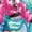 HEATHER PINK, variant on Monster High - Lagoona Blue - Youth Girls Fitted Short Sleeve T-Shirt