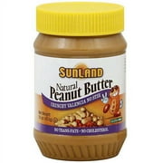 Sunland Crunchy Valencia No Stir Peanut Butter, 16 oz (Pack of 6)