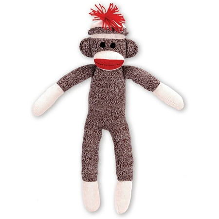 Schylling Sock Monkey Stuffed Animal