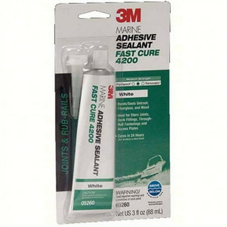 3M  05260; 4200 Fast Cure White - 3 Oz.