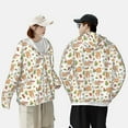 thumbnail image 5 of Picia Squirrel And Mushroom Women's Men's UPF 50+ Sun Protection Hoodie Shirt Long Sleeve SPF Fishing Outdoor UV Hiking Lightweight Shirts-X-Large, 5 of 9
