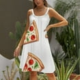 thumbnail image 3 of Fun Pizza Women's Summer Dresses 2025 Beach Casual Sleeveless Floral Print Tank Loose Sundress, 3 of 8
