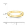 thumbnail image 3 of Auriga 10k Yellow Gold 3mm Lightweight Flat Wedding Band for Women Size- 9, 3 of 5